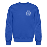 FLORIDA RUM SOCIETY - CREWNECK SWEATSHIRT - WHITE LOGO - royal blue