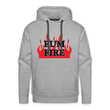 RUM FIRE - Men’s Premium Hoodie - heather grey