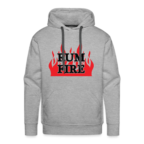 RUM FIRE - Men’s Premium Hoodie - heather grey