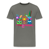 #TikiAsFuck 1 - Men's Premium T-Shirt - asphalt gray