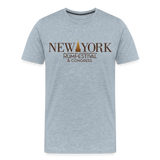 New York Rum Festival & Congress 2021 - Men's Premium T-Shirt - heather ice blue