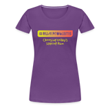 RUM PROBLEMS - Women’s Premium T-Shirt - purple