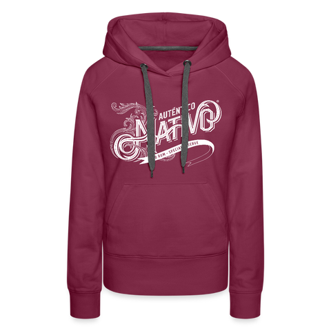 Nativo - Women’s Premium Hoodie - burgundy