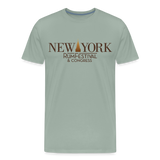 New York Rum Festival & Congress 2021 - Men's Premium T-Shirt - steel green