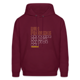 RUM PROBLEMS - Men's Hoodie - burgundy
