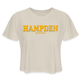 HAMPDEN ESTATE ORIGINAL - Women's Cropped T-Shirt - dust