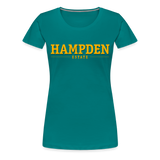HAMPDEN ESTATE ORIGINAL - Women’s Premium T-Shirt - teal