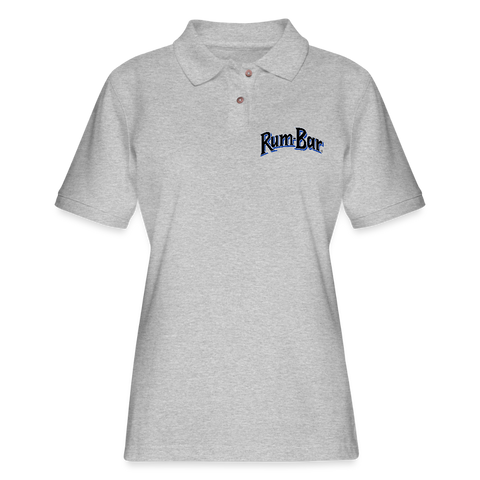 Rum-Bar´Women's Pique Polo Shirt - heather gray