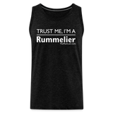 Trust Me I’m a Rummelier - Men’s Premium Tank - charcoal grey
