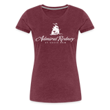 Admiral Rodney Rum - Women’s Premium T-Shirt - heather burgundy