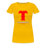 Tanduay Rum - Women’s Premium T-Shirt - sun yellow