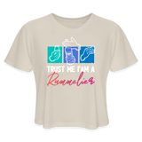 Trust Me I'am A Rummelier - Women's Cropped T-Shirt - dust