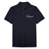 CLÉMENT RHUM - Men's Pique Polo Shirt - midnight navy