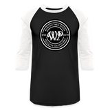 Worthy Park - Baseball T-Shirt - black/white
