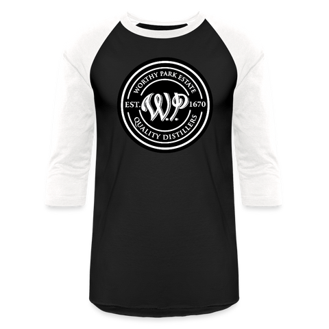 Worthy Park - Baseball T-Shirt - black/white