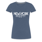 New York Rum Festival 2000 - Women’s Premium T-Shirt - heather blue