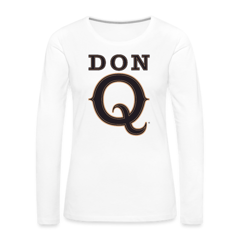 Don Q - Women's Premium Long Sleeve T-Shirt - white