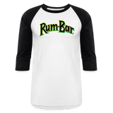 Rum-Bar - Baseball T-Shirt - white/black