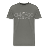 Chicago Rum Festival - Men's Premium T-Shirt - asphalt gray