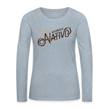 Nativo - Women's Premium Long Sleeve T-Shirt - heather ice blue