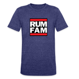 Rum Family Inu-A-Kena - Unisex Tri-Blend T-Shirt - heather indigo