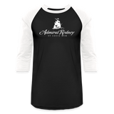 Admiral Rodney Rum - Baseball T-Shirt - black/white