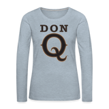 Don Q - Women's Premium Long Sleeve T-Shirt - heather ice blue