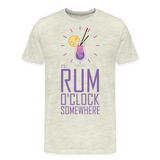 It's Rum O'Clock 2020 - Men's Premium T-Shirt - heather oatmeal