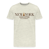 New York Rum Festival & Congress 2021 - Men's Premium T-Shirt - heather oatmeal