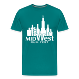 Chicago Rum Festival 2000W - Men's Premium T-Shirt - teal