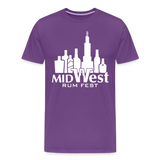 Chicago Rum Festival 2000W - Men's Premium T-Shirt - purple