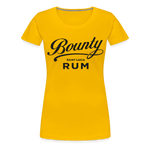 Bounty Rum - Women’s Premium T-Shirt - sun yellow