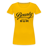 Bounty Rum - Women’s Premium T-Shirt - sun yellow