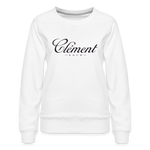 CLÉMENT RHUM - Women’s Premium Sweatshirt - white