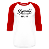 Bounty Rum - Baseball T-Shirt - white/red