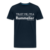 Trust me I'm A Rummelier - Men's Premium T-Shirt - deep navy