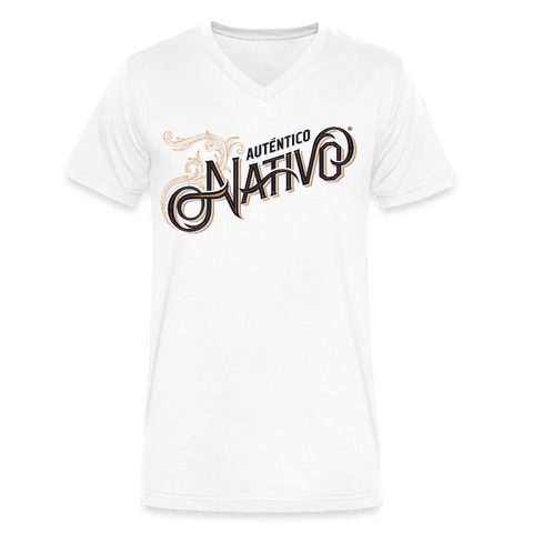 Nativo - Men's V-Neck T-Shirt - white
