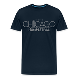 Chicago Rum Festival - Men's Premium T-Shirt - deep navy