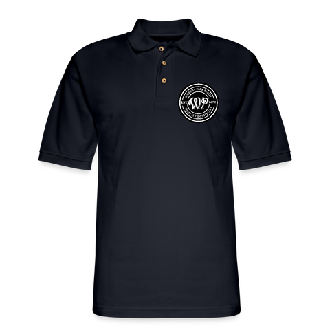 Worthy Park - Men's Pique Polo Shirt - midnight navy