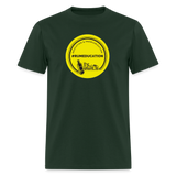 #rumeducation - Unisex Classic T-Shirt - Yellow Logo - forest green