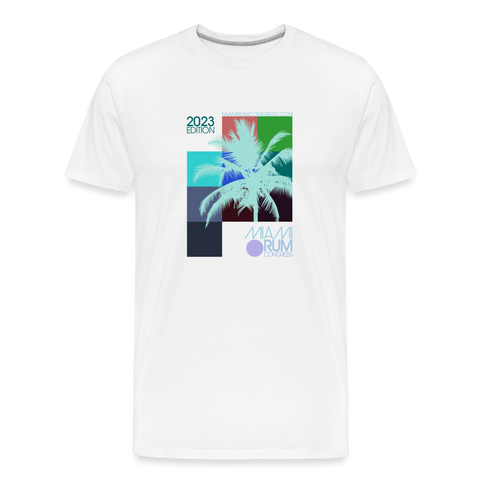 Miami Rum Congress 2023 - Men’s Premium Organic T-Shirt - white