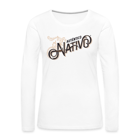 Nativo - Women's Premium Long Sleeve T-Shirt - white