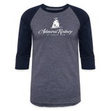 Admiral Rodney Rum - Baseball T-Shirt - heather blue/navy