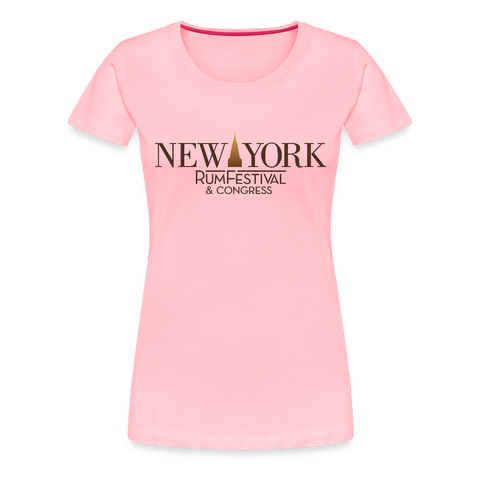 New York Rum Festival & Congress 2021 - Women’s Premium T-Shirt - pink