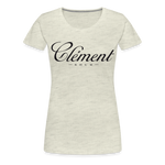 CLÉMENT RHUM - Women’s Premium T-Shirt - heather oatmeal