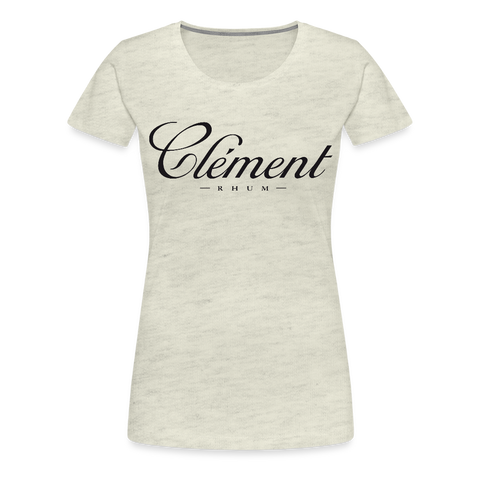 CLÉMENT RHUM - Women’s Premium T-Shirt - heather oatmeal