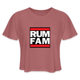 Rum Family Inu-A-Kena - Women's Cropped T-Shirt - mauve