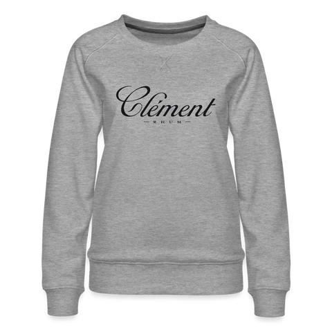 CLÉMENT RHUM - Women’s Premium Sweatshirt - heather grey