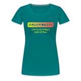 RUM PROBLEMS - Women’s Premium T-Shirt - teal
