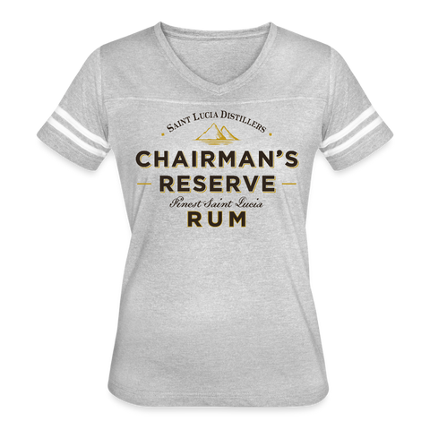 Chairmans Reserve Rum - Women’s Vintage Sport T-Shirt - heather gray/white